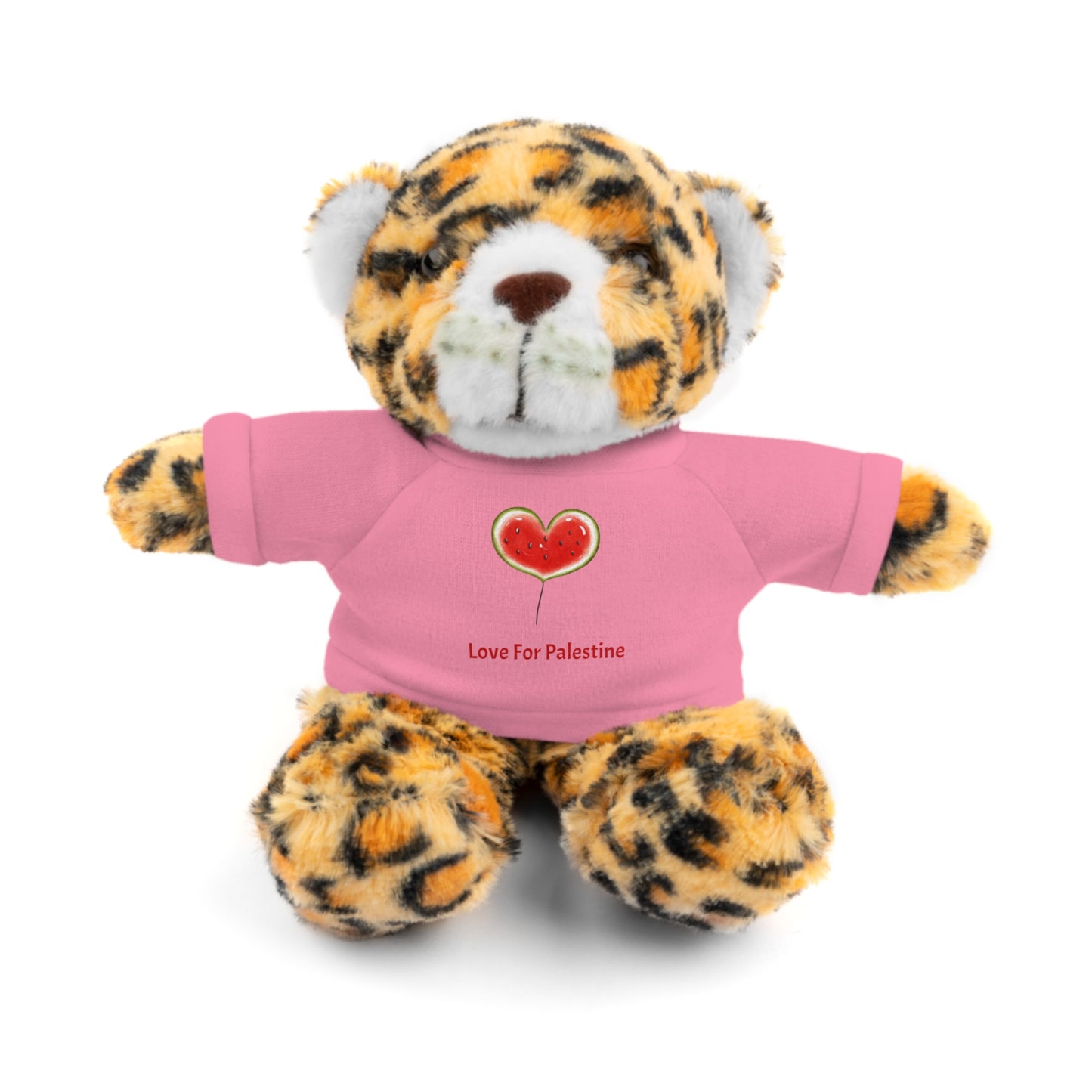 Stuffed Animal Gift with Tee | Love For Palestine Bear, Cute Plush Toy, Cuddle Buddy, Unique Gift for Kids, Love & Friendship