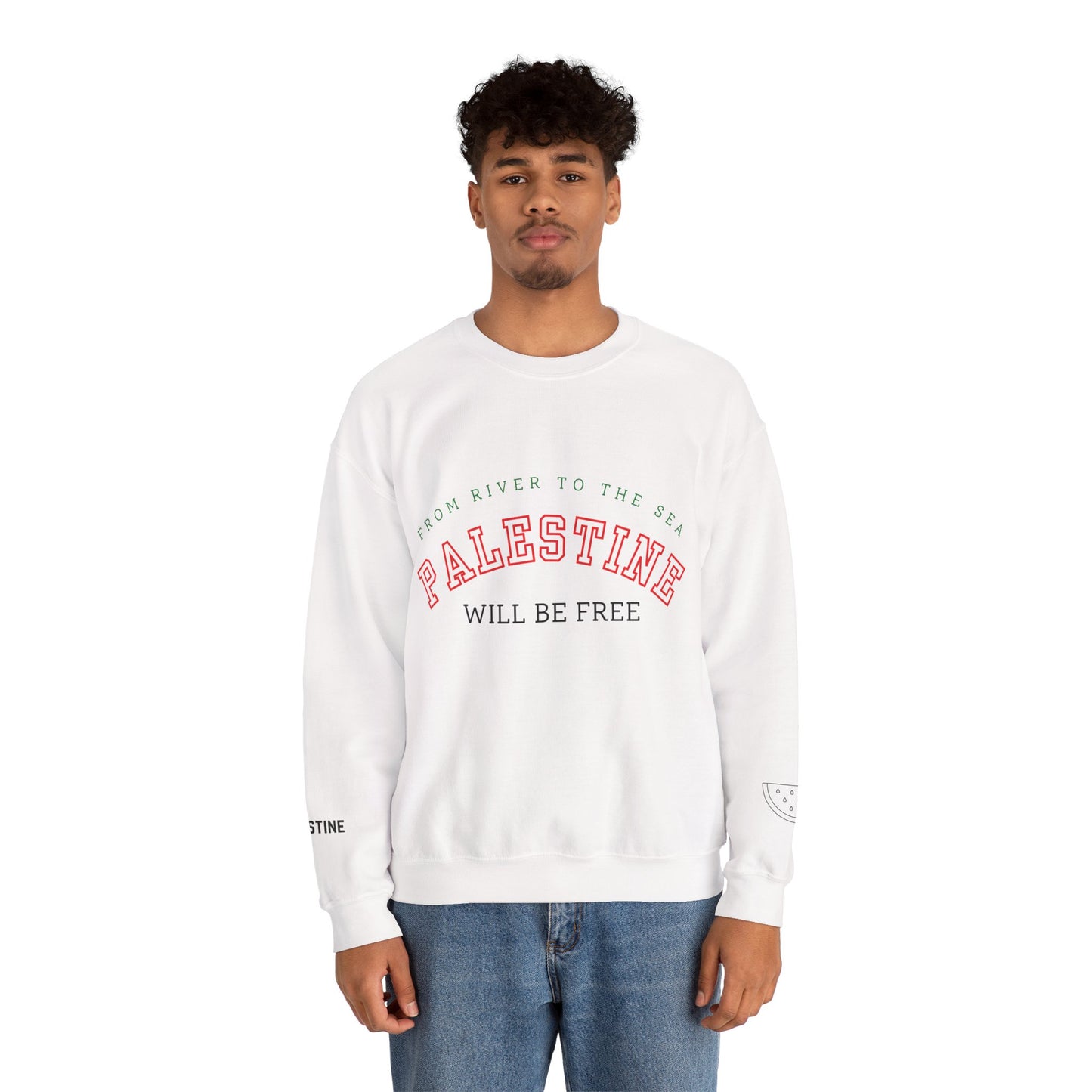 From River To The Sea, Palestine Will Be Free Sweatshirt Solidaity to Palestine Gaza