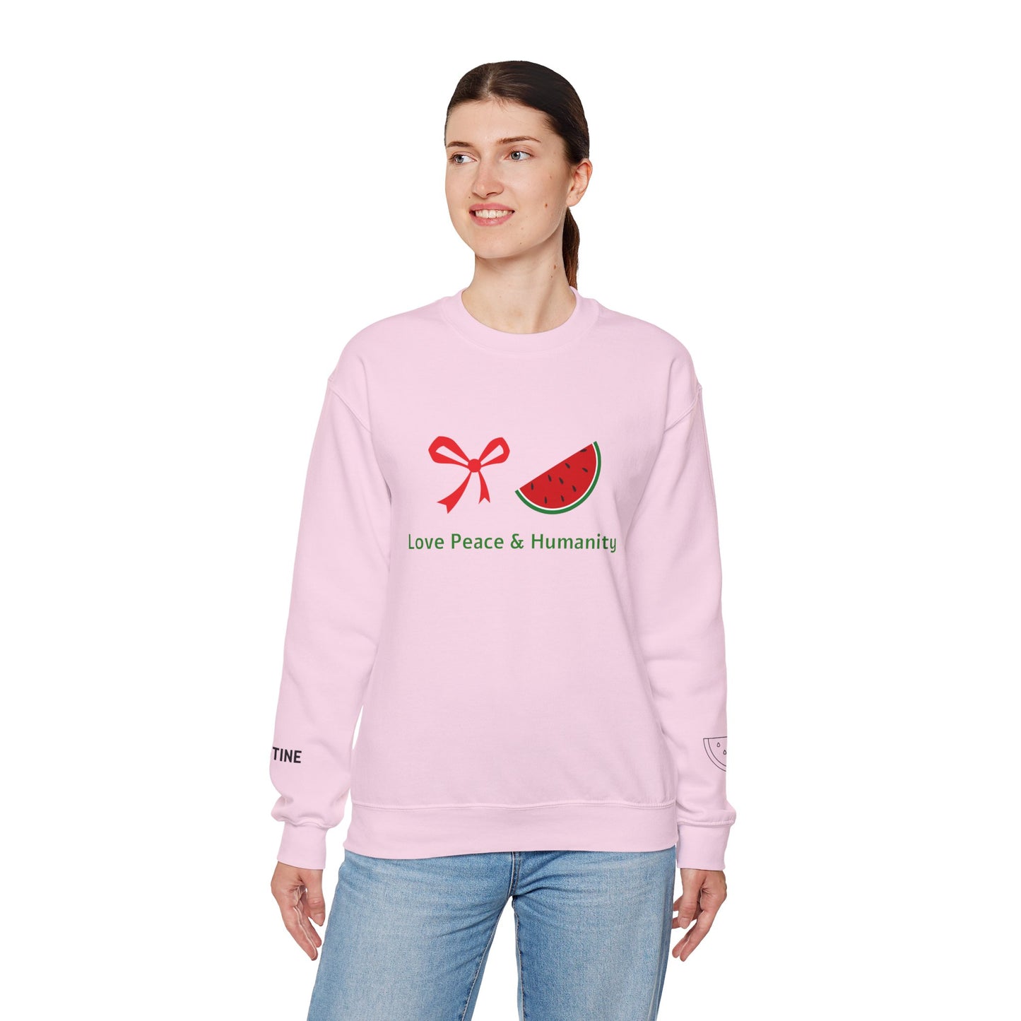 Love peace and humanity for Palestine Sweatshirt
