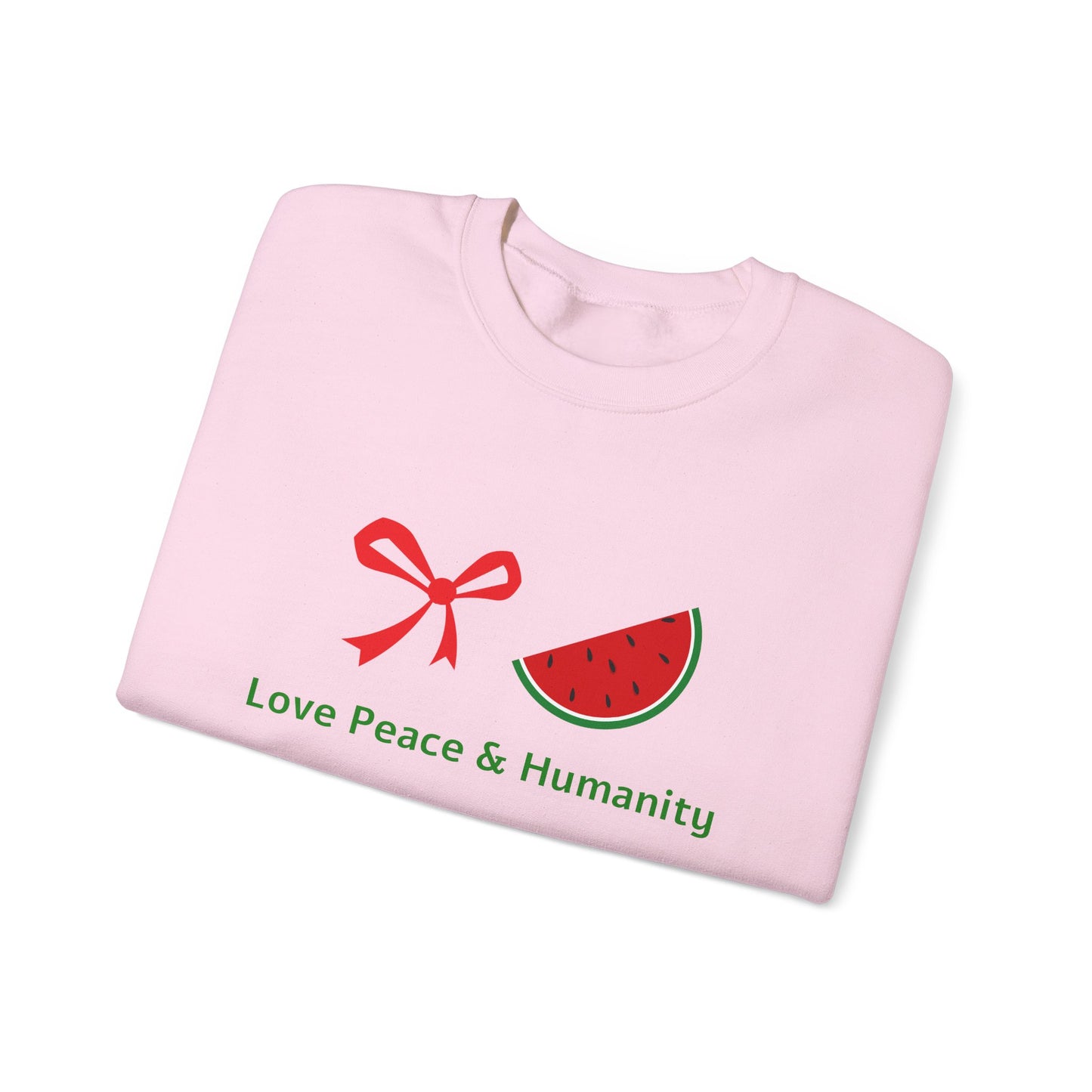 Love peace and humanity for Palestine Sweatshirt