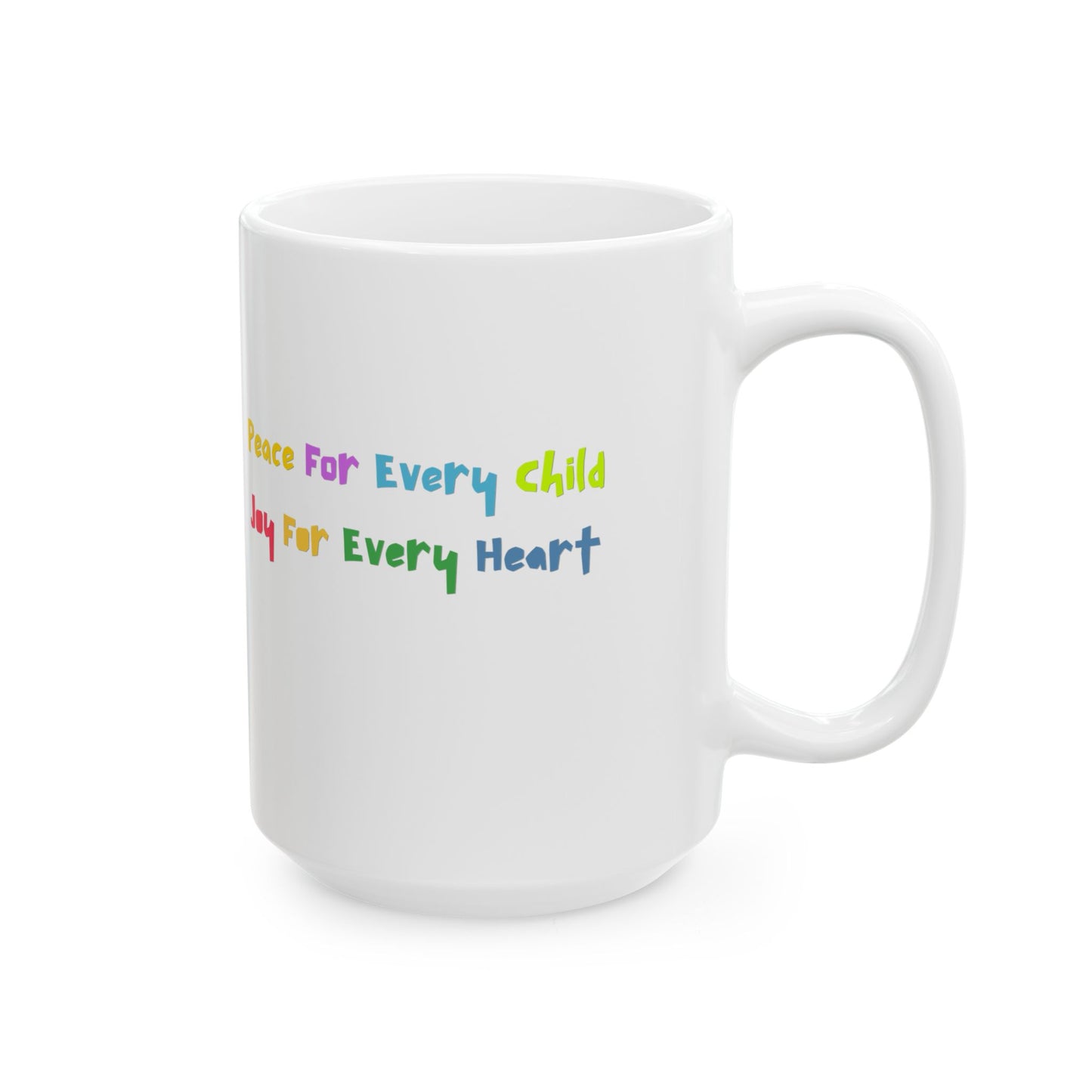 Peace For Every Child Mug Symbol of Freedom