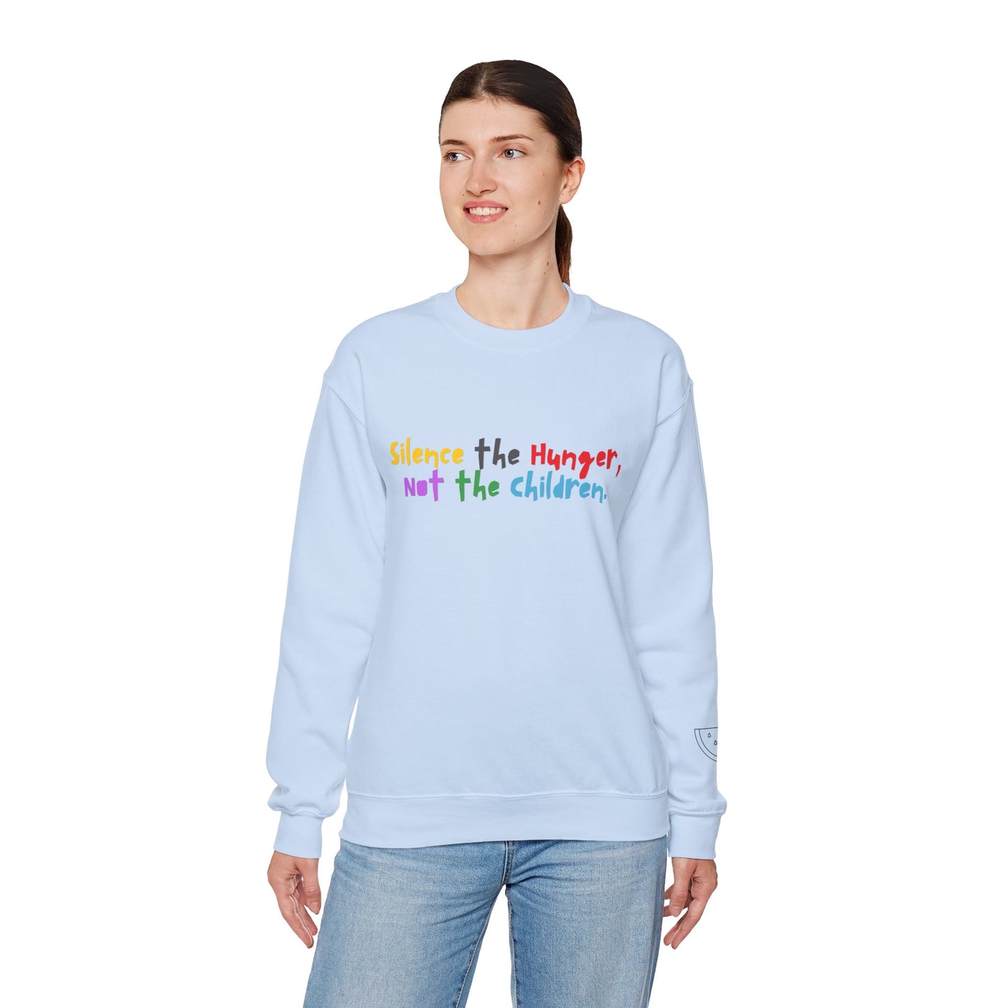 Silence The Hunger, Not The Children Sweatshirt Palestine Support Solidarity
