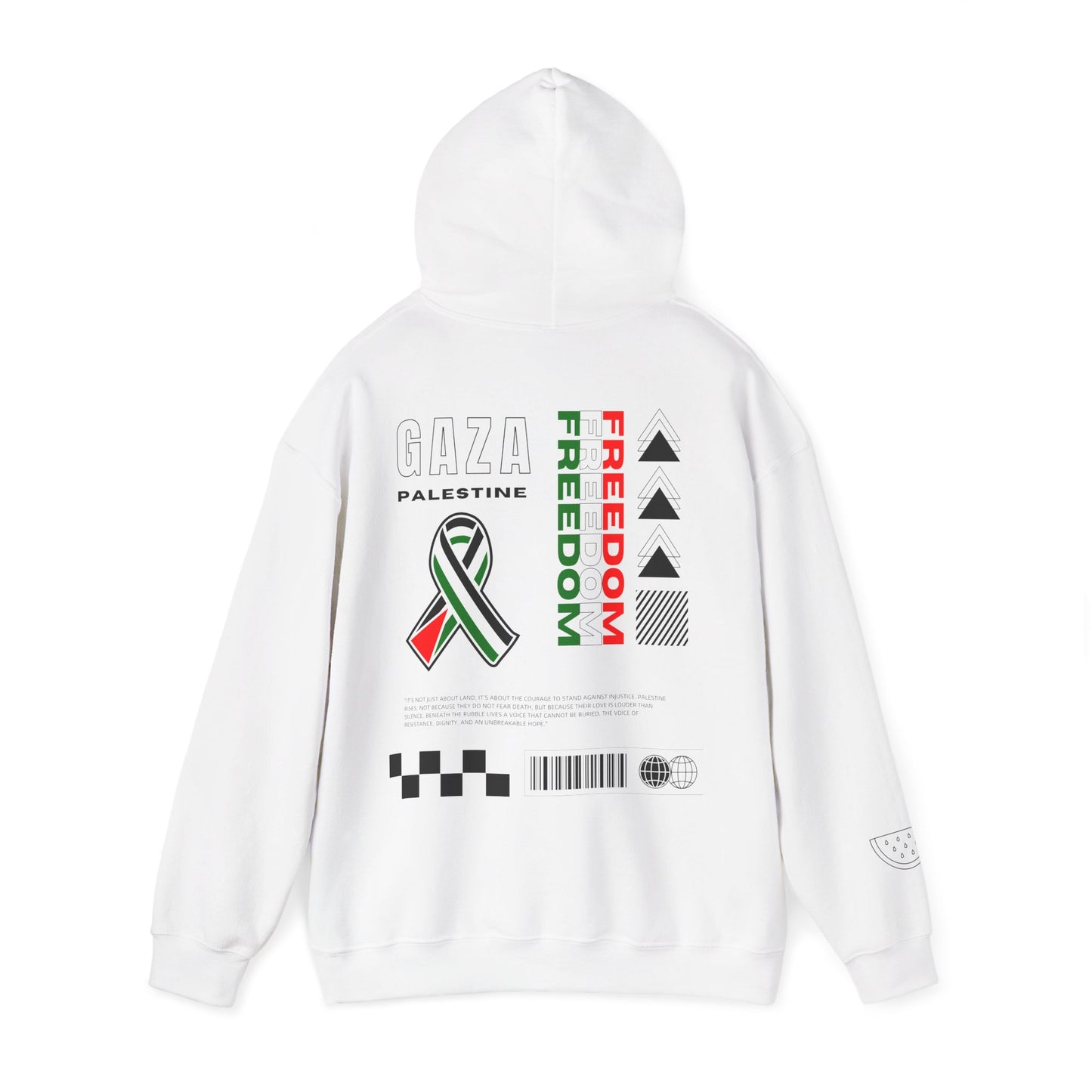 Free Gaza Free Palestine Streetwear Hoodie Palestine