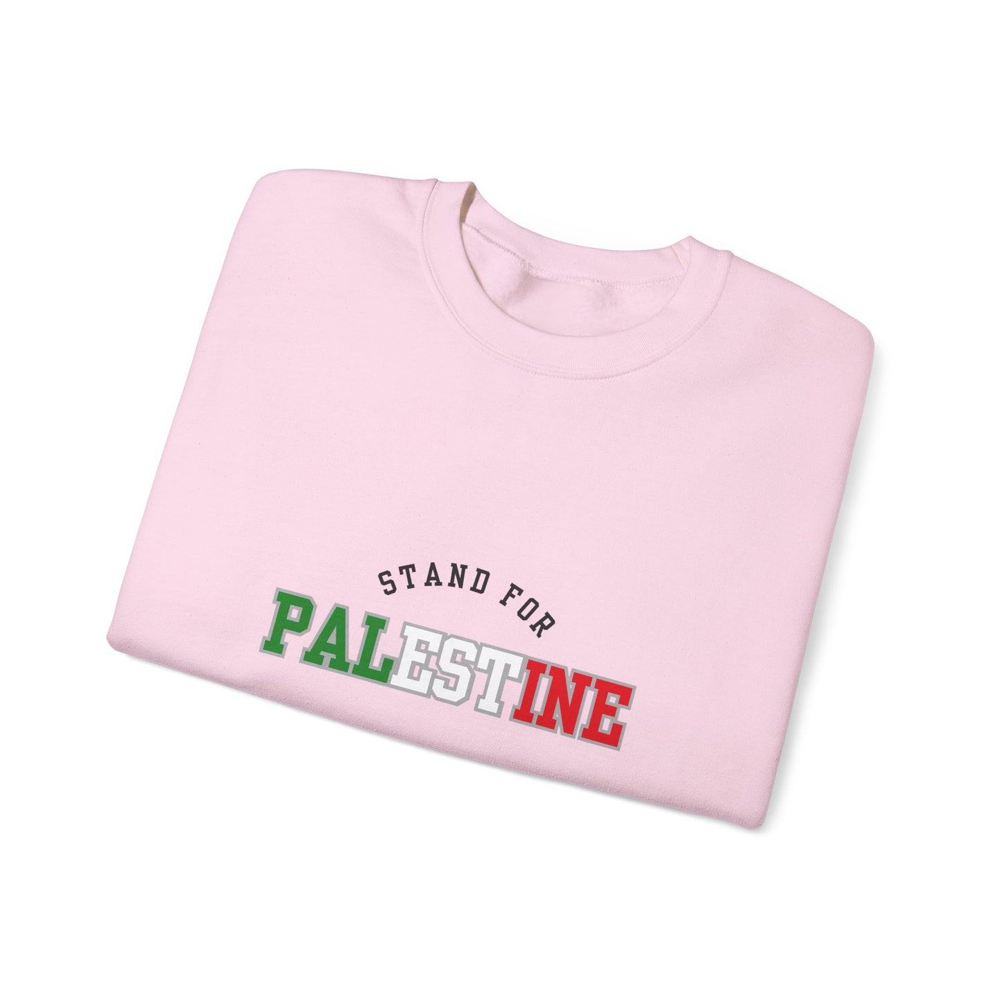 We Stand For Palestine Sweatshirt Symbol of Hope & Solidarity