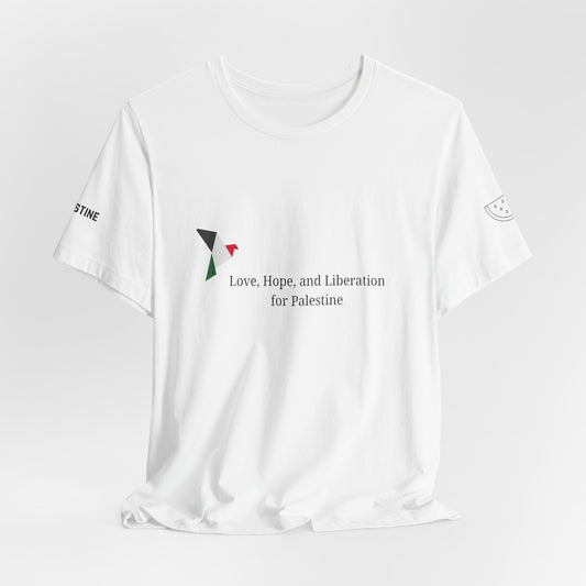 Love Peace and Liberation for Palestine Tshirt Resistance
