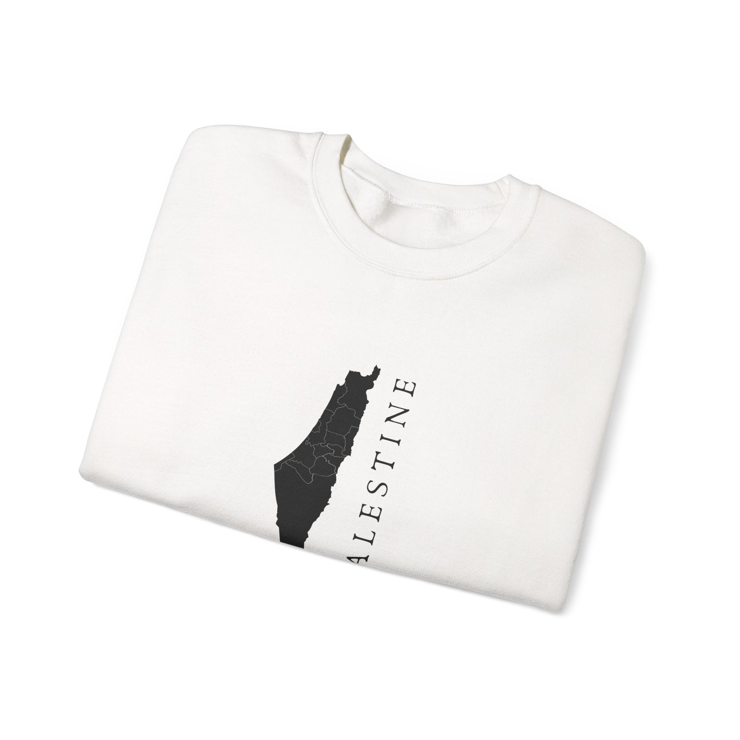 Palestine Map Sweatshirt Symbol of Hope & Solidarity