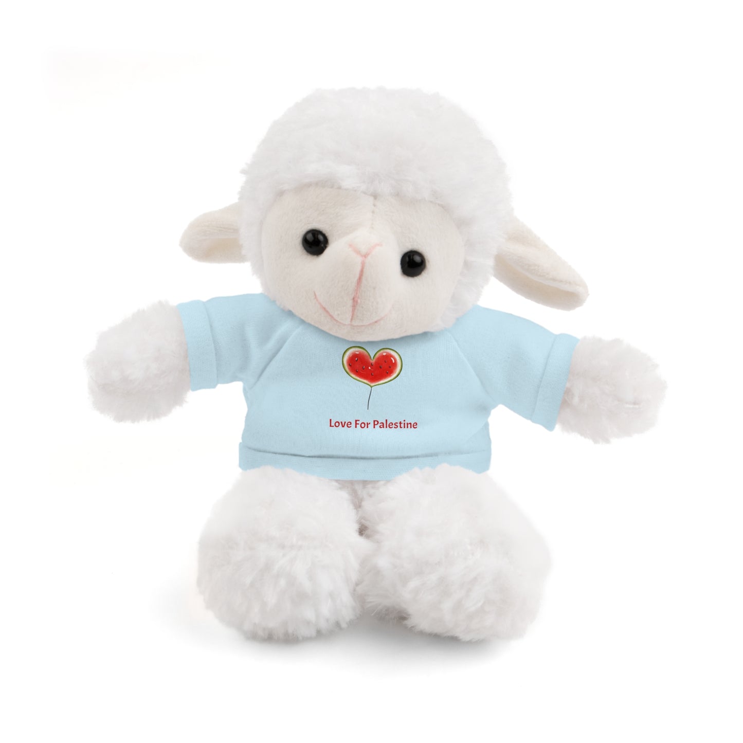 Stuffed Animal Gift with Tee | Love For Palestine Bear, Cute Plush Toy, Cuddle Buddy, Unique Gift for Kids, Love & Friendship
