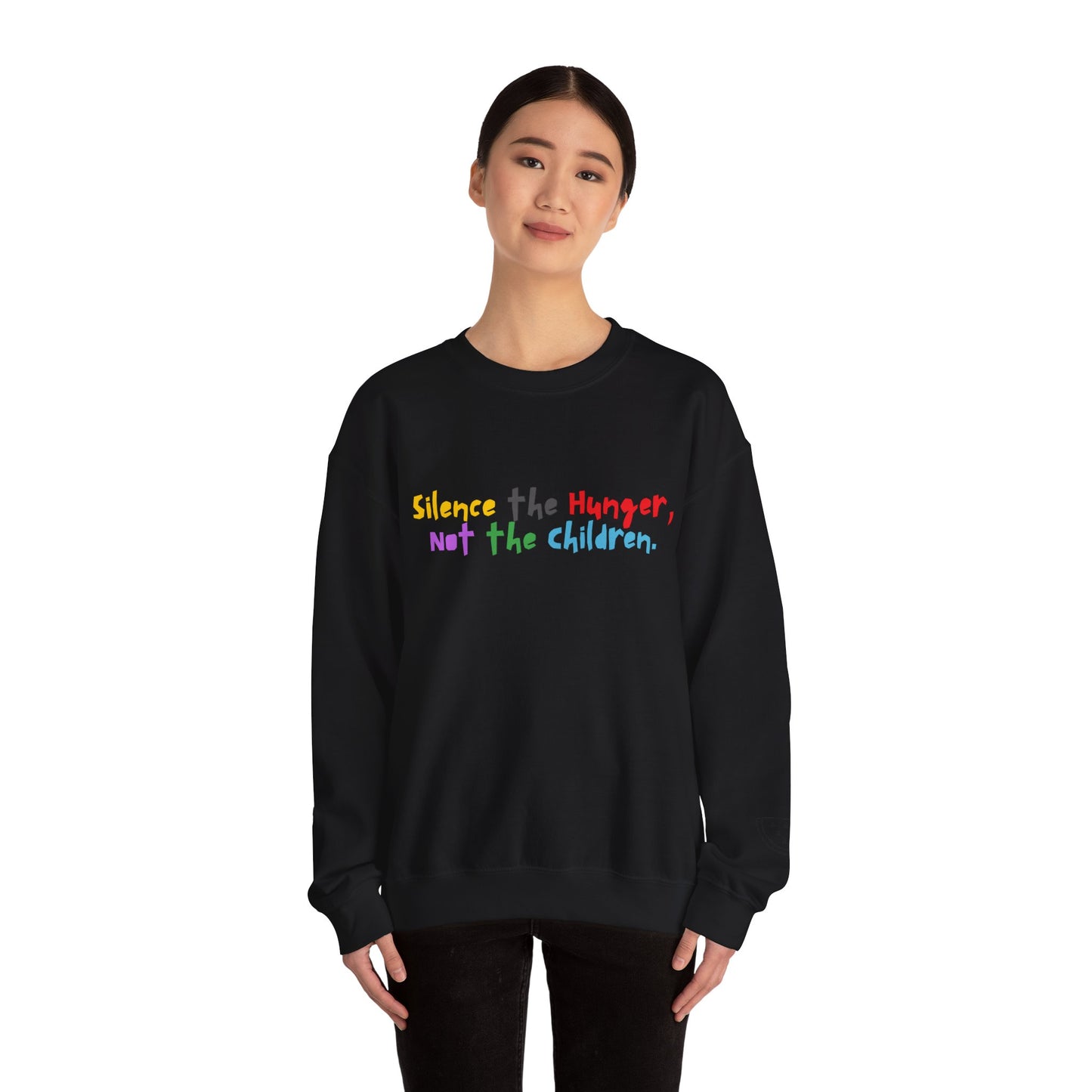 Silence The Hunger, Not The Children Sweatshirt Palestine Support Solidarity
