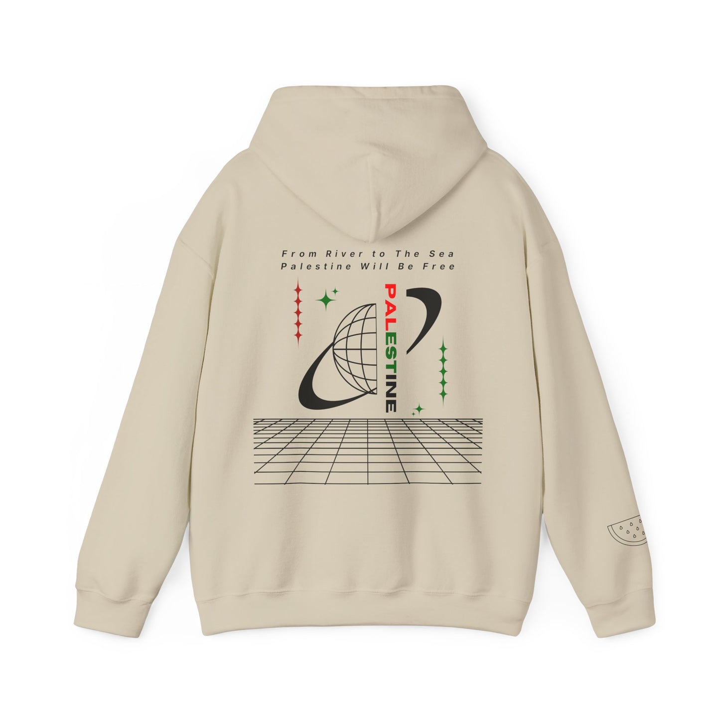 Street Solidarity Hoodie Hope for Palestine Streetwear