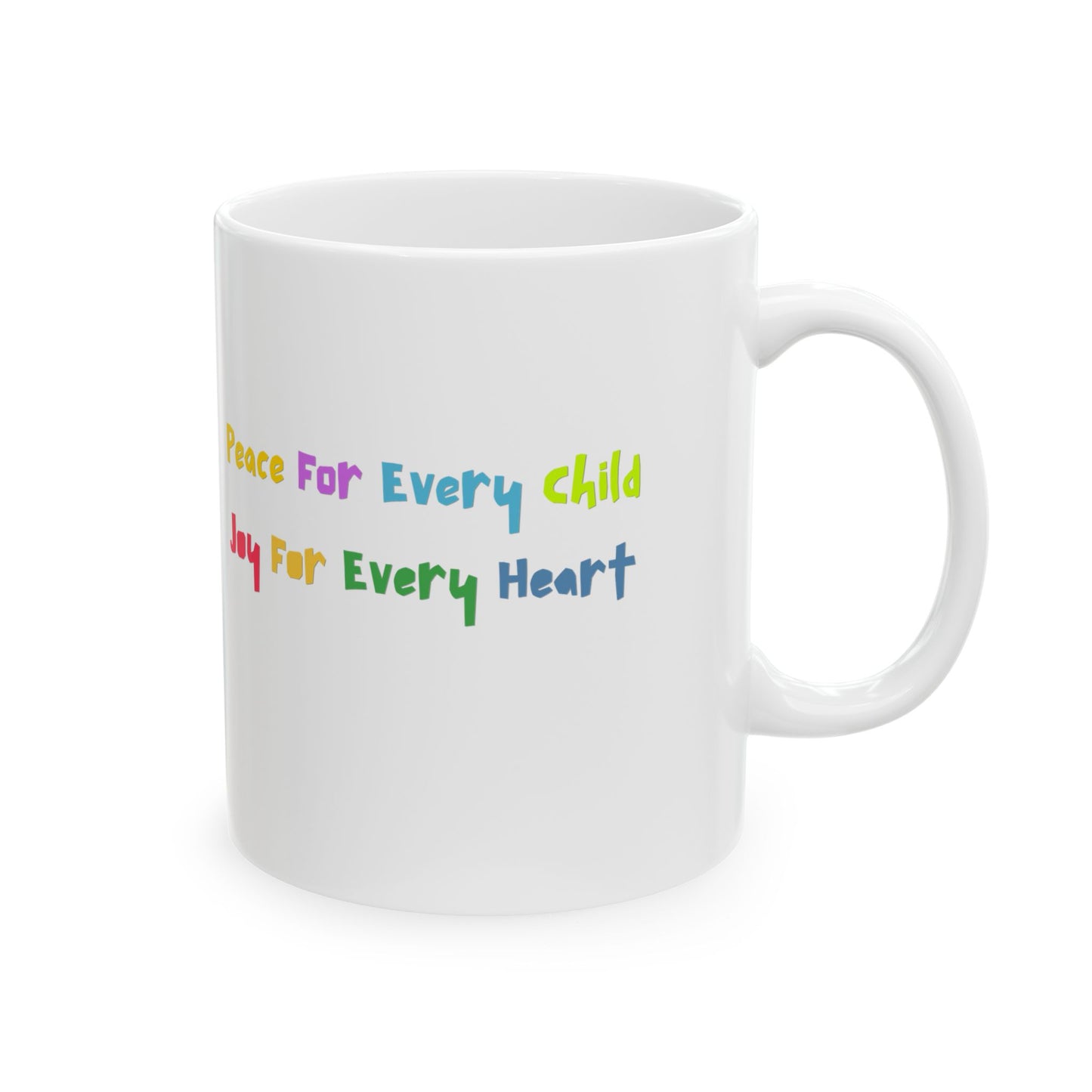 Peace For Every Child Mug Symbol of Freedom