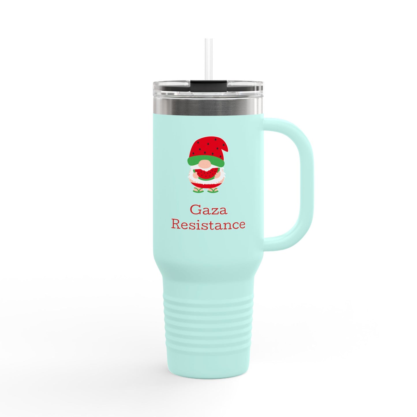 Gaza Resistance Tumbler Stand with Palestine