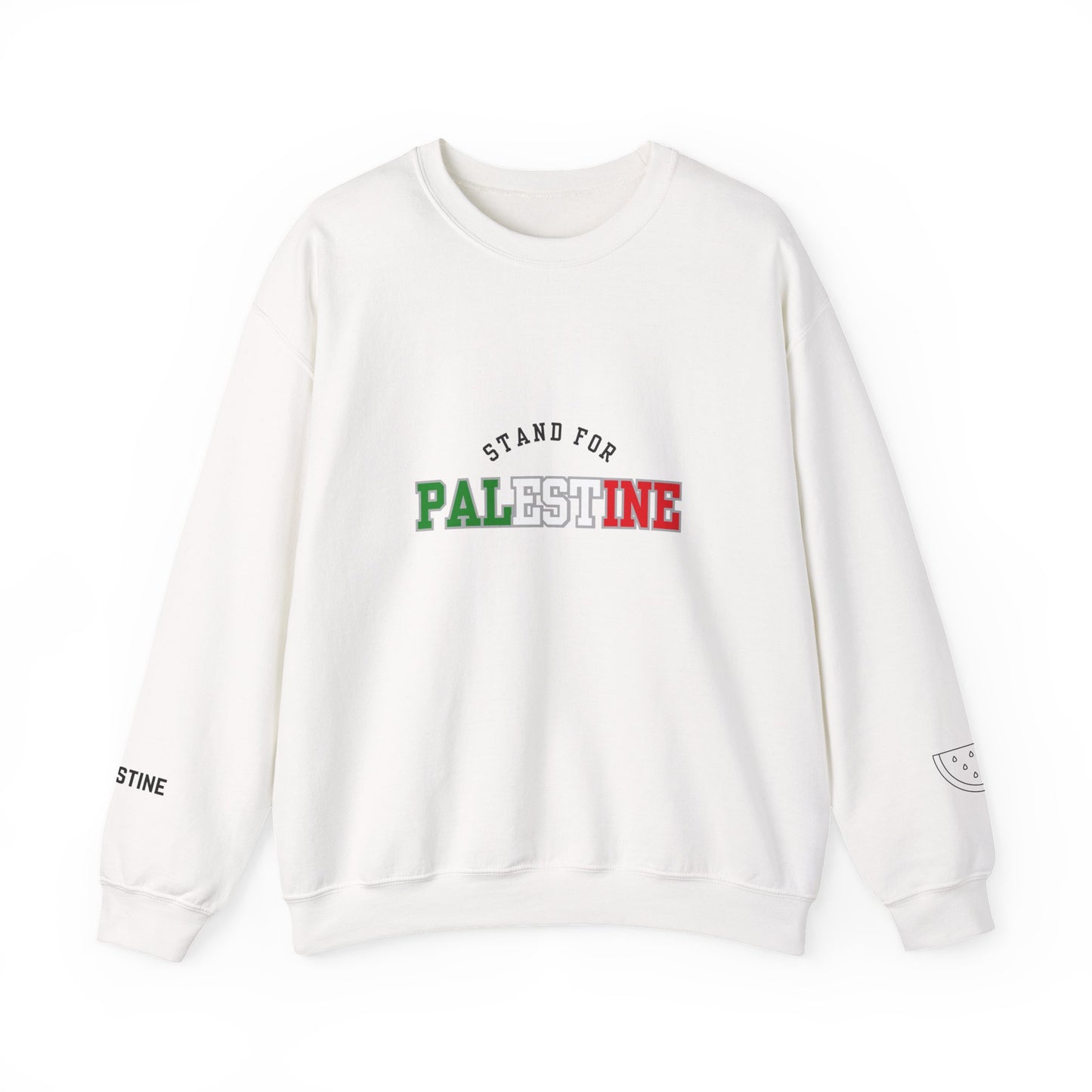 We Stand For Palestine Sweatshirt Symbol of Hope & Solidarity