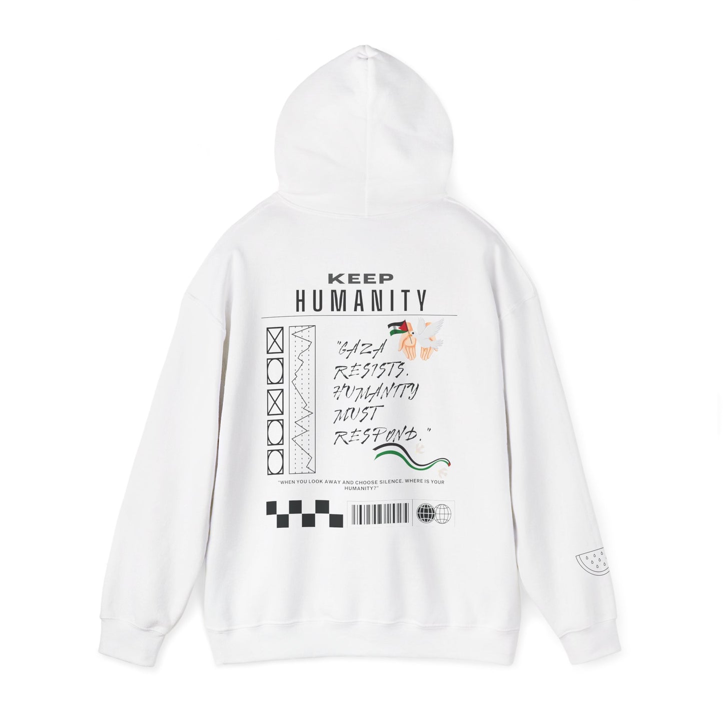 Street Humanity Hoodie Stand with Palestine