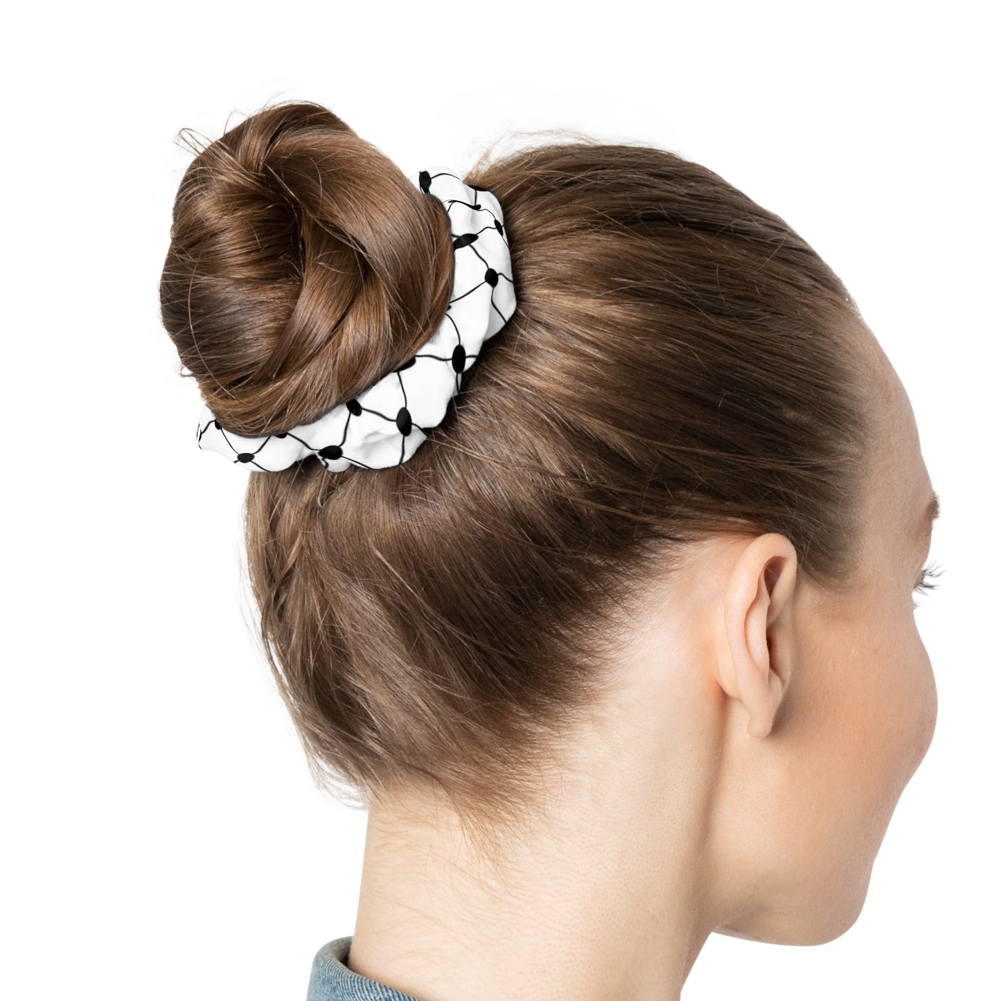 Keffiyeh Pattern Scrunchie Voice for Justice