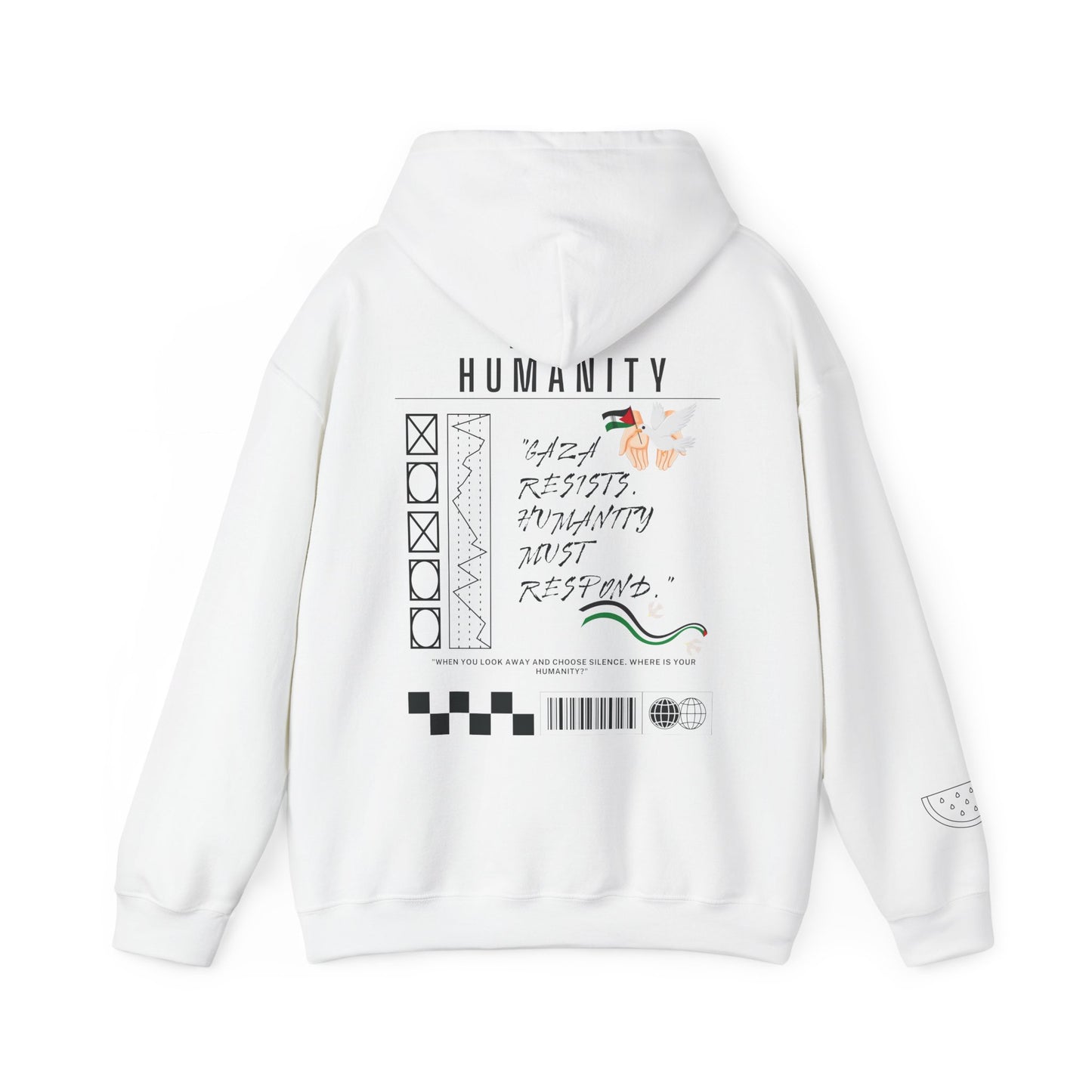 Street Humanity Hoodie Stand with Palestine