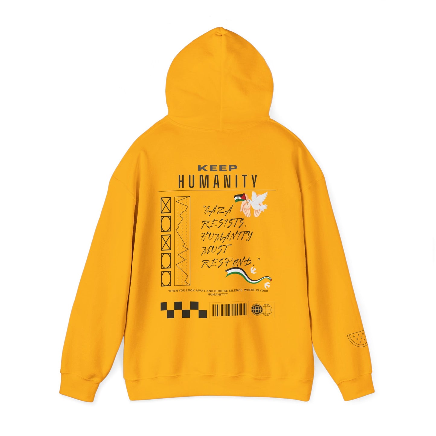 Street Humanity Hoodie Stand with Palestine