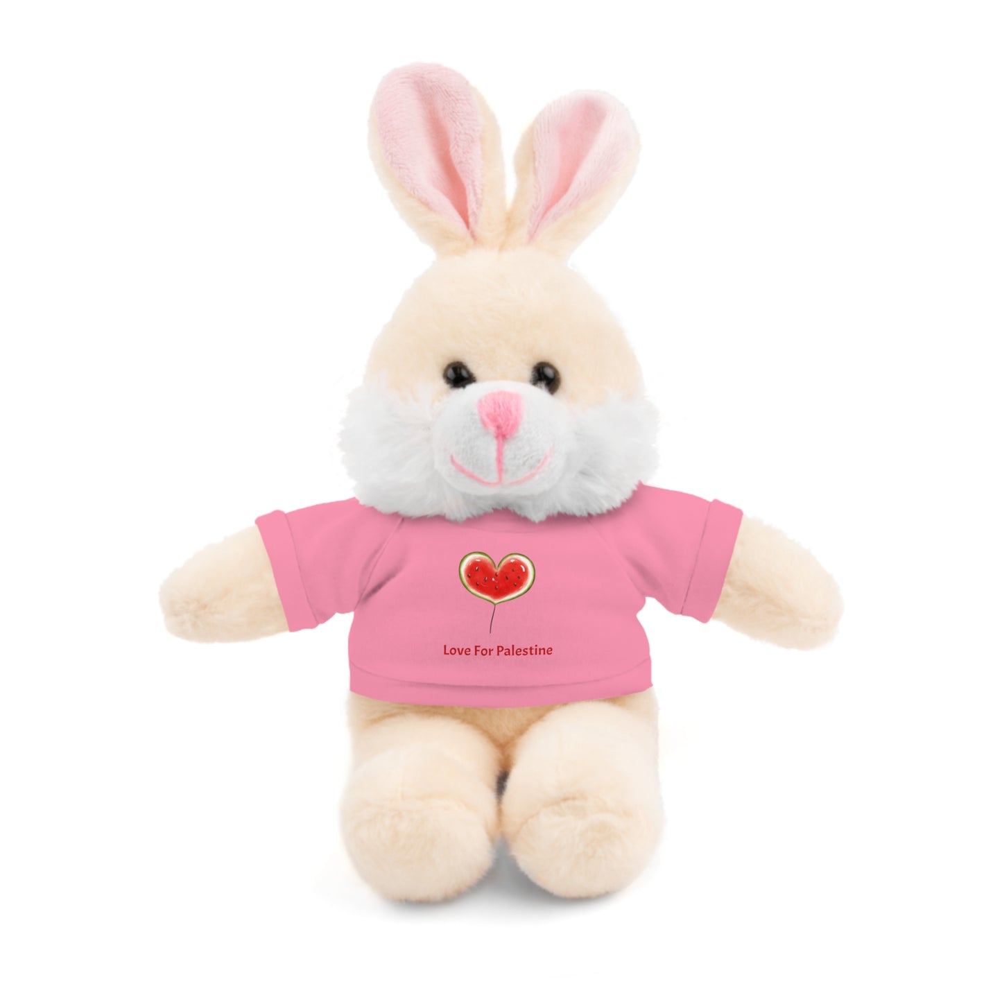 Stuffed Animal Gift with Tee | Love For Palestine Bear, Cute Plush Toy, Cuddle Buddy, Unique Gift for Kids, Love & Friendship