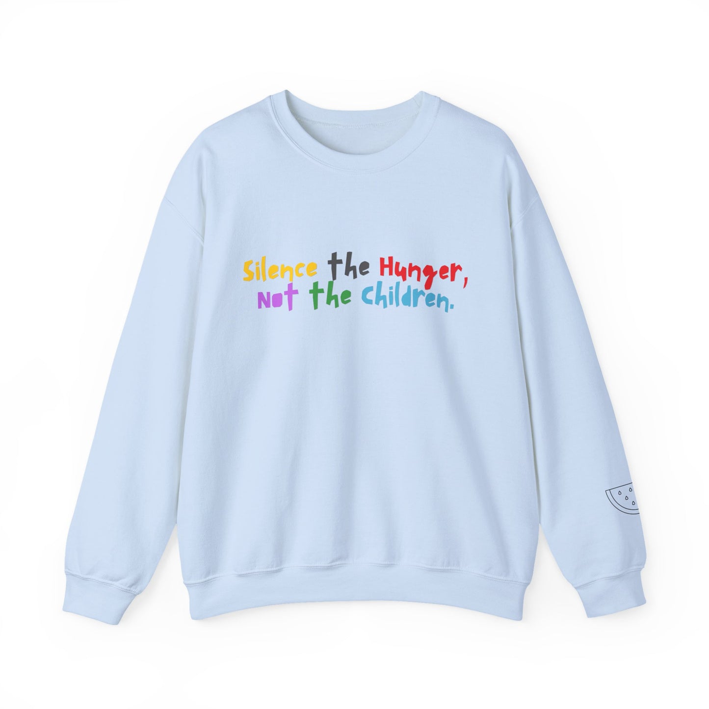 Silence The Hunger, Not The Children Sweatshirt Palestine Support Solidarity