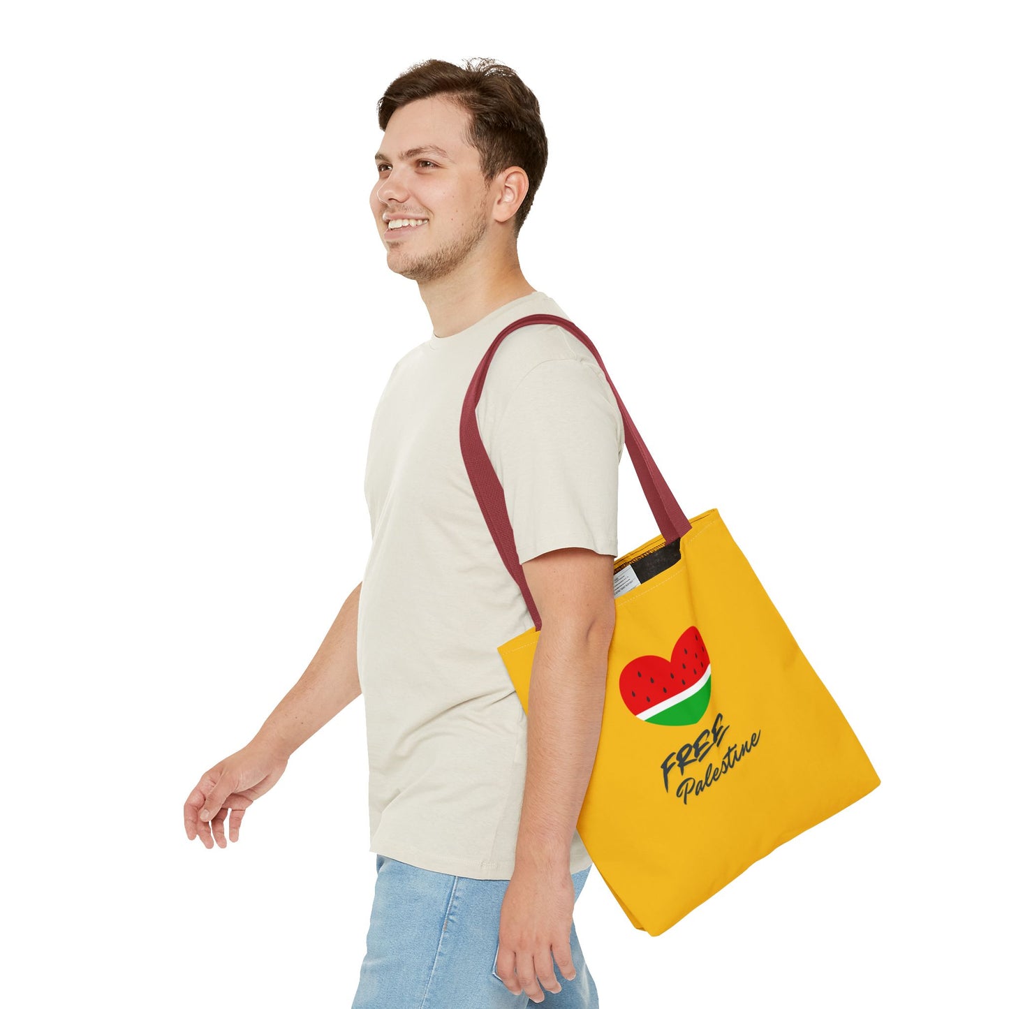 Love Watermelon of Resistance Tote Bag Stand with Palestine