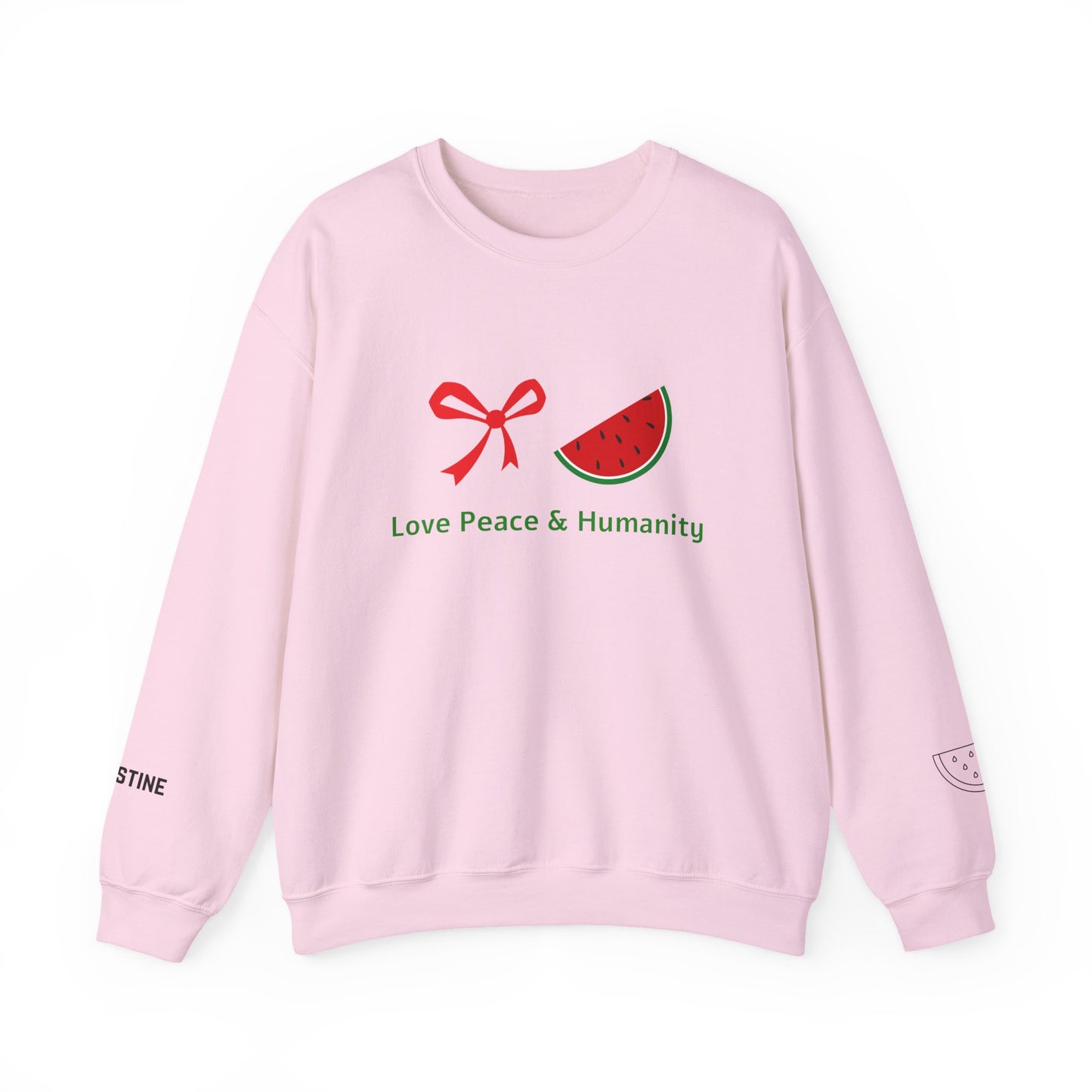 Love peace and humanity for Palestine Sweatshirt