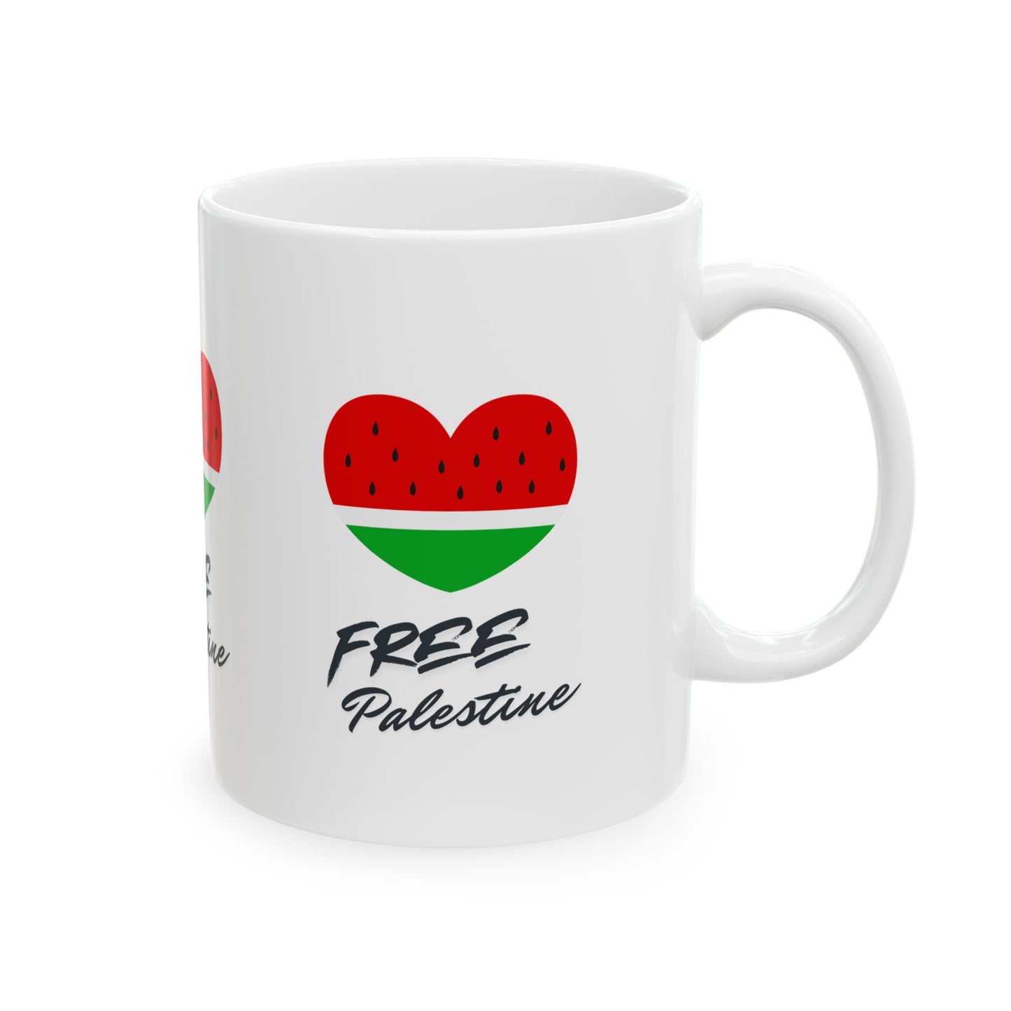 Watermelon Symbol Mug Stop the War Now