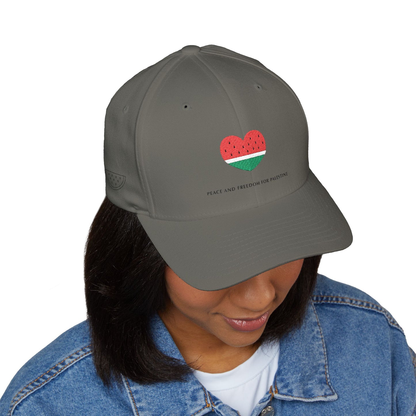 Freedom For Palestine Solidarity Hat Peace, Love & Freedom