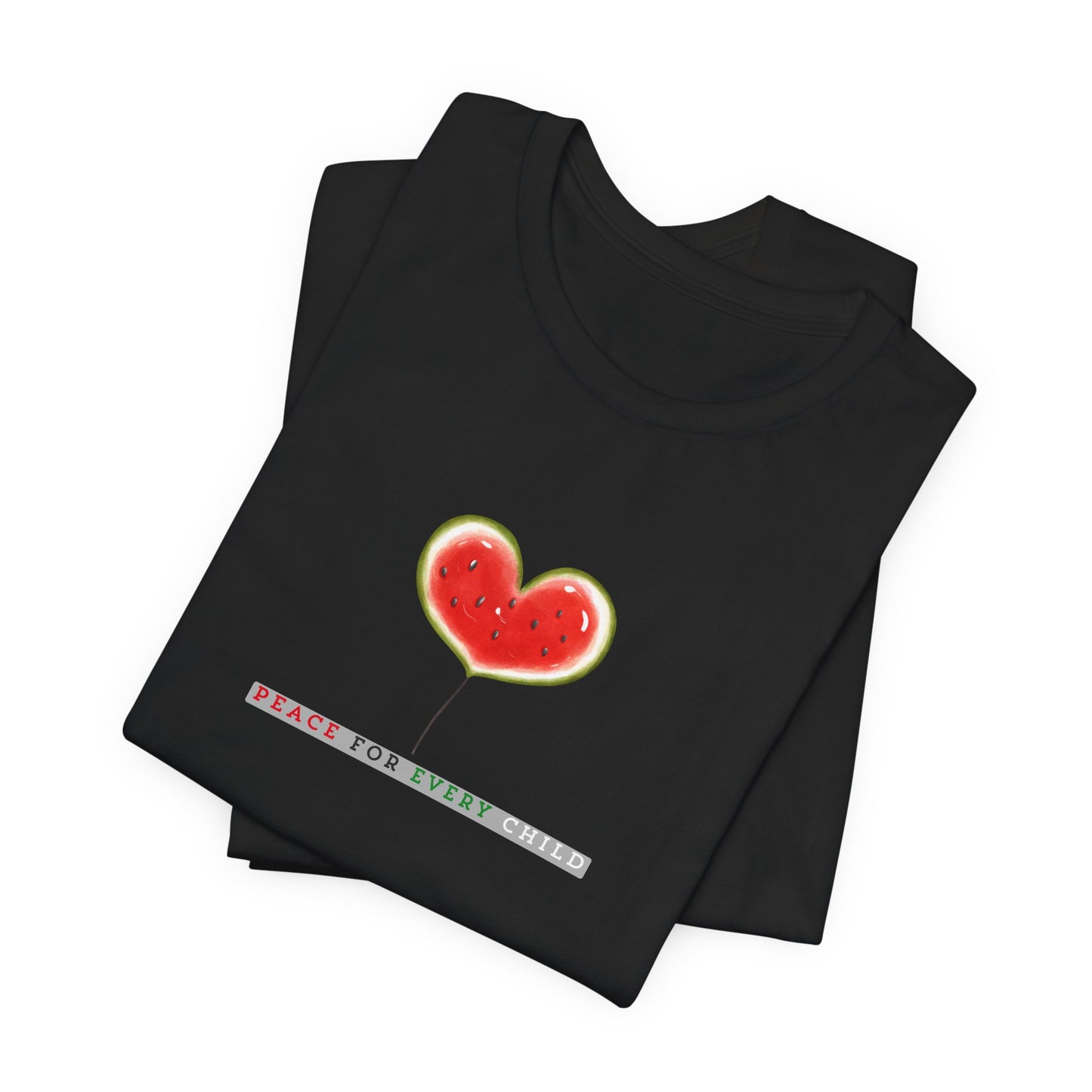 Palestine Solidarity T-Shirt Peace, Love & Freedom
