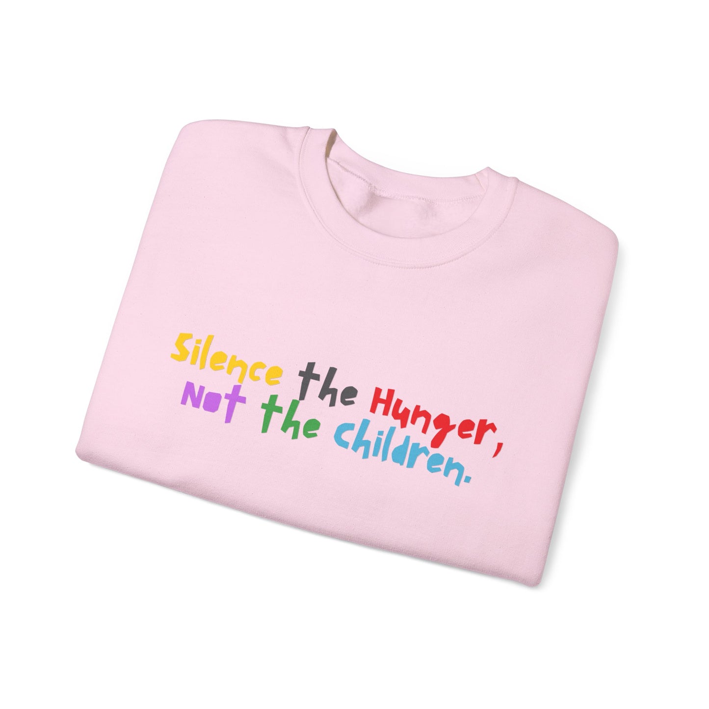 Silence The Hunger, Not The Children Sweatshirt Palestine Support Solidarity