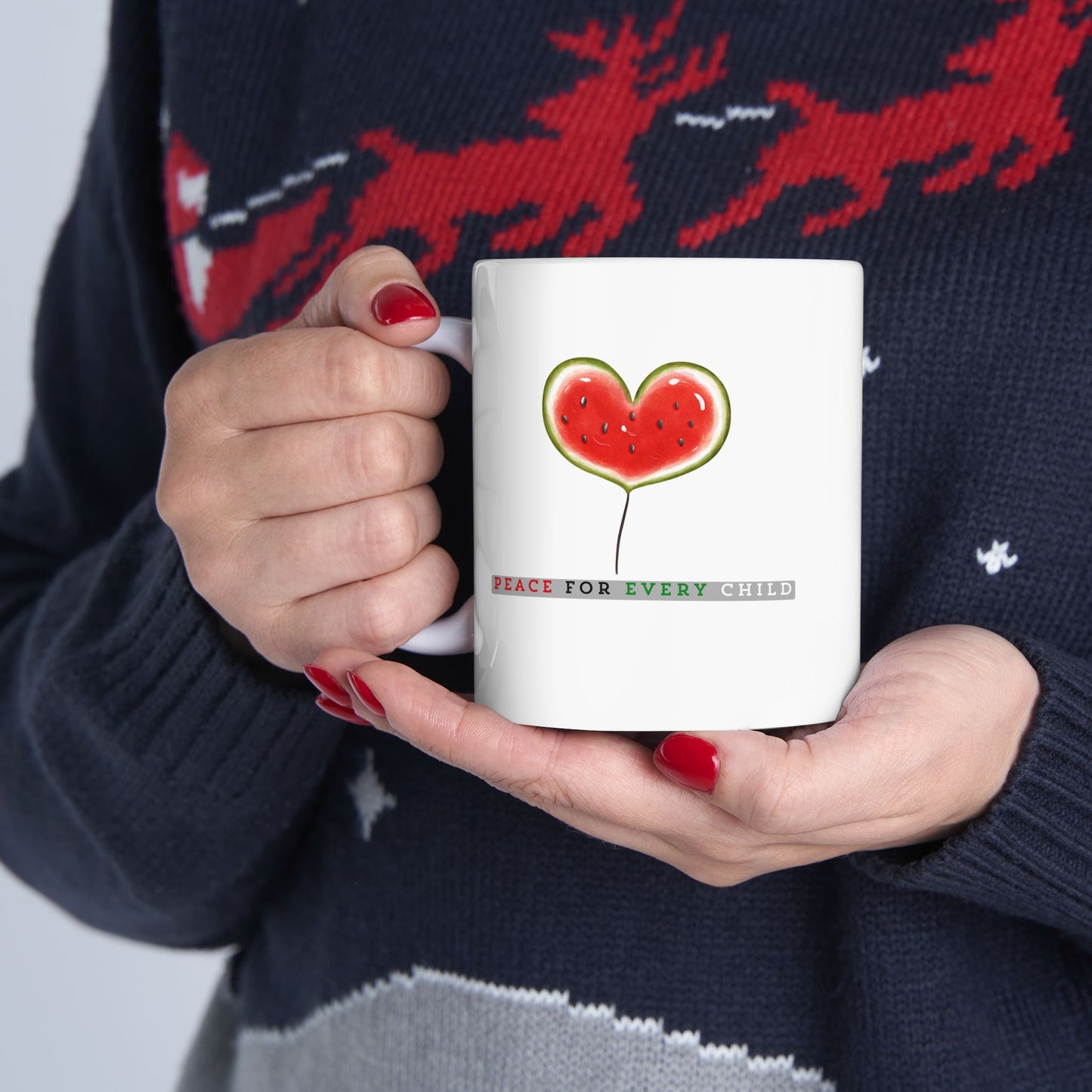 Peace Gaza Palestine Mug Symbol of Freedom