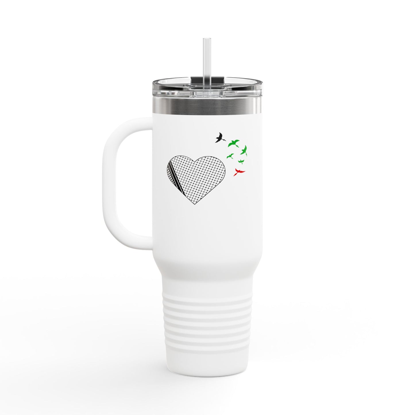 Stand with Palestine Tumbler Love & Solidarity