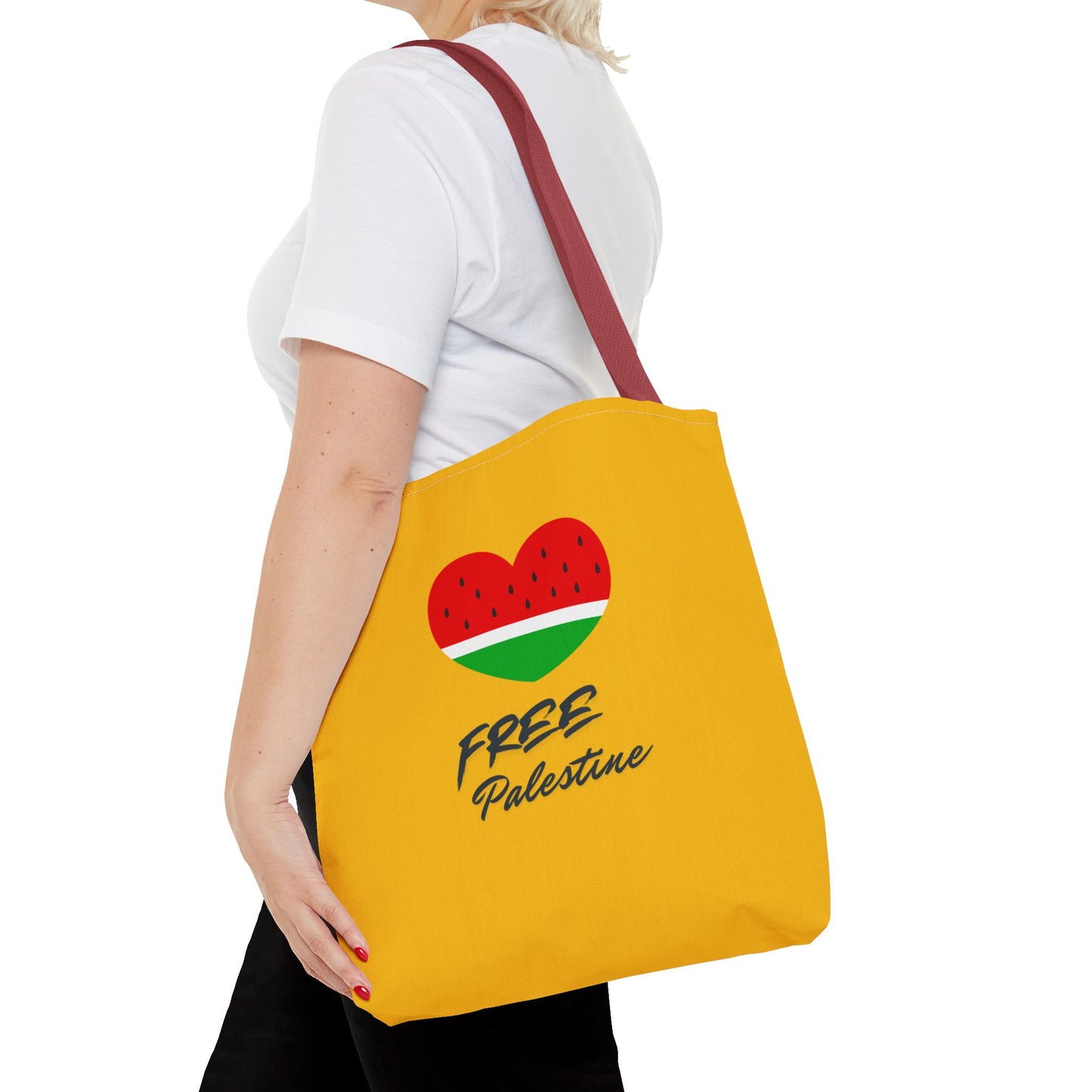 Love Watermelon of Resistance Tote Bag Stand with Palestine