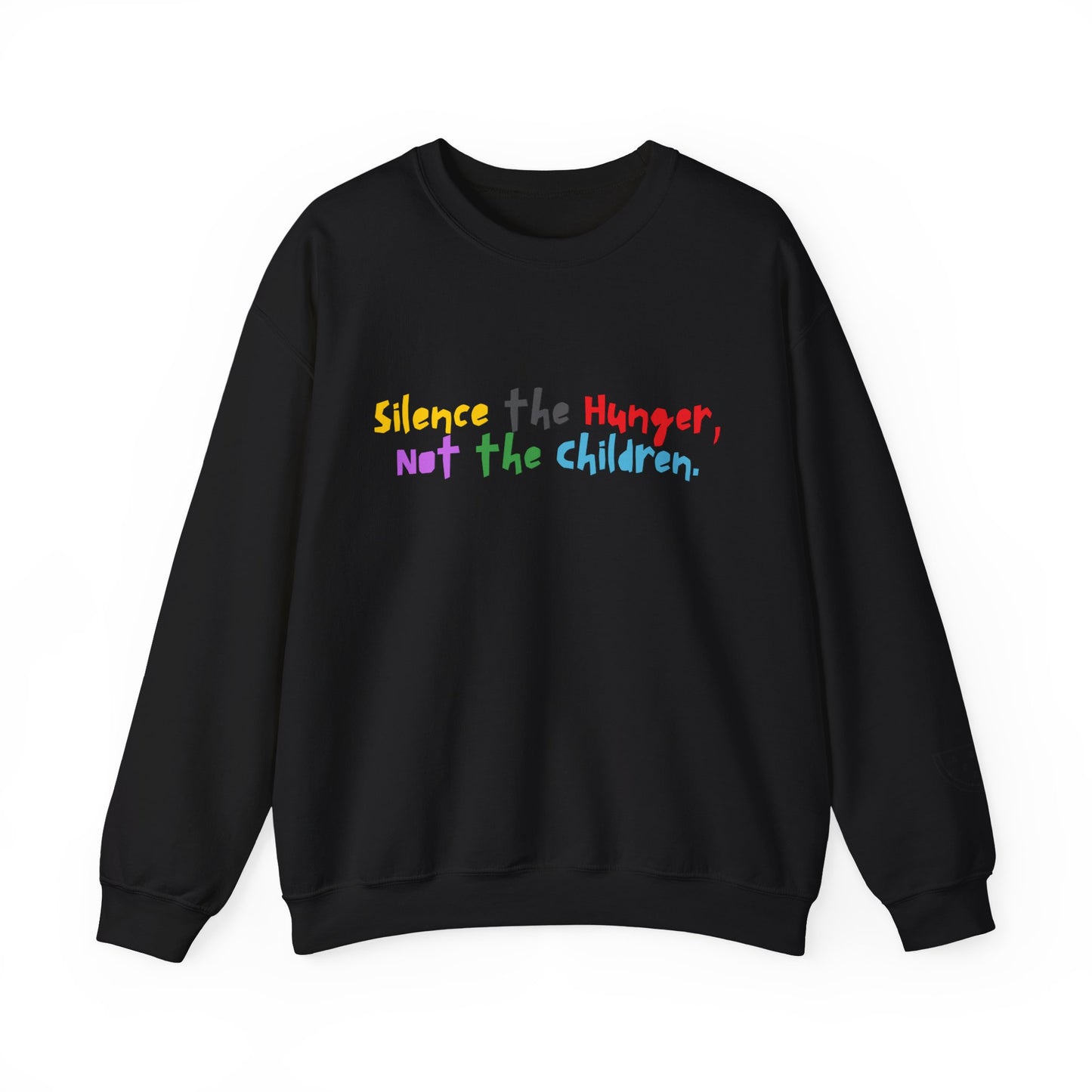 Silence The Hunger, Not The Children Sweatshirt Palestine Support Solidarity
