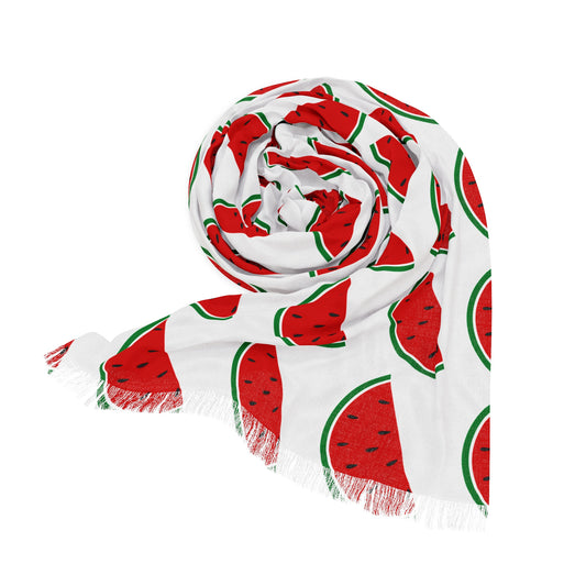 Watermelon Solidarity Scarf – Stand with Palestine