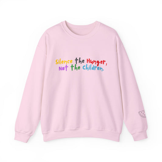 Silence The Hunger, Not The Children Sweatshirt Palestine Support Solidarity