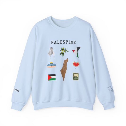 The Symbols Of Palestine Sweatshirt Symbol of Hope & Solidarity