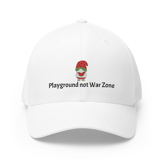 Playground not War Zone Solidarity Hat Peace, Love & Freedom