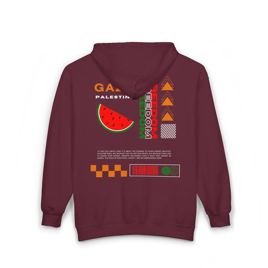 Voice of Resistance Full Zip Hoodie Watermelon Solidarity