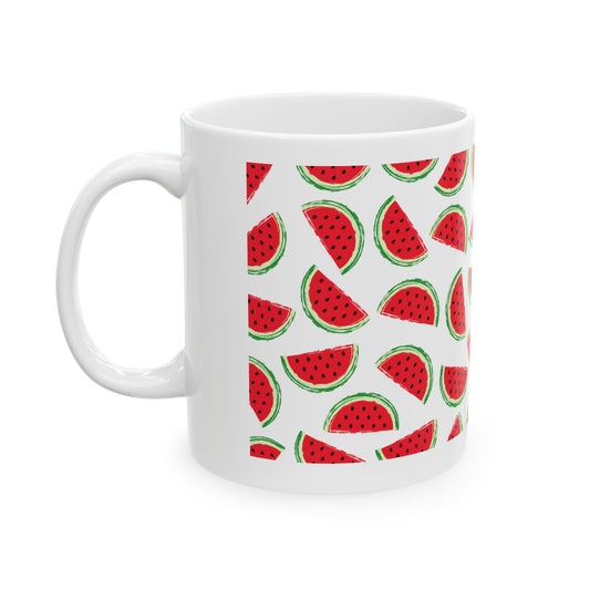 Watermelon Symbol Mug Free Palestine Fight and Resist